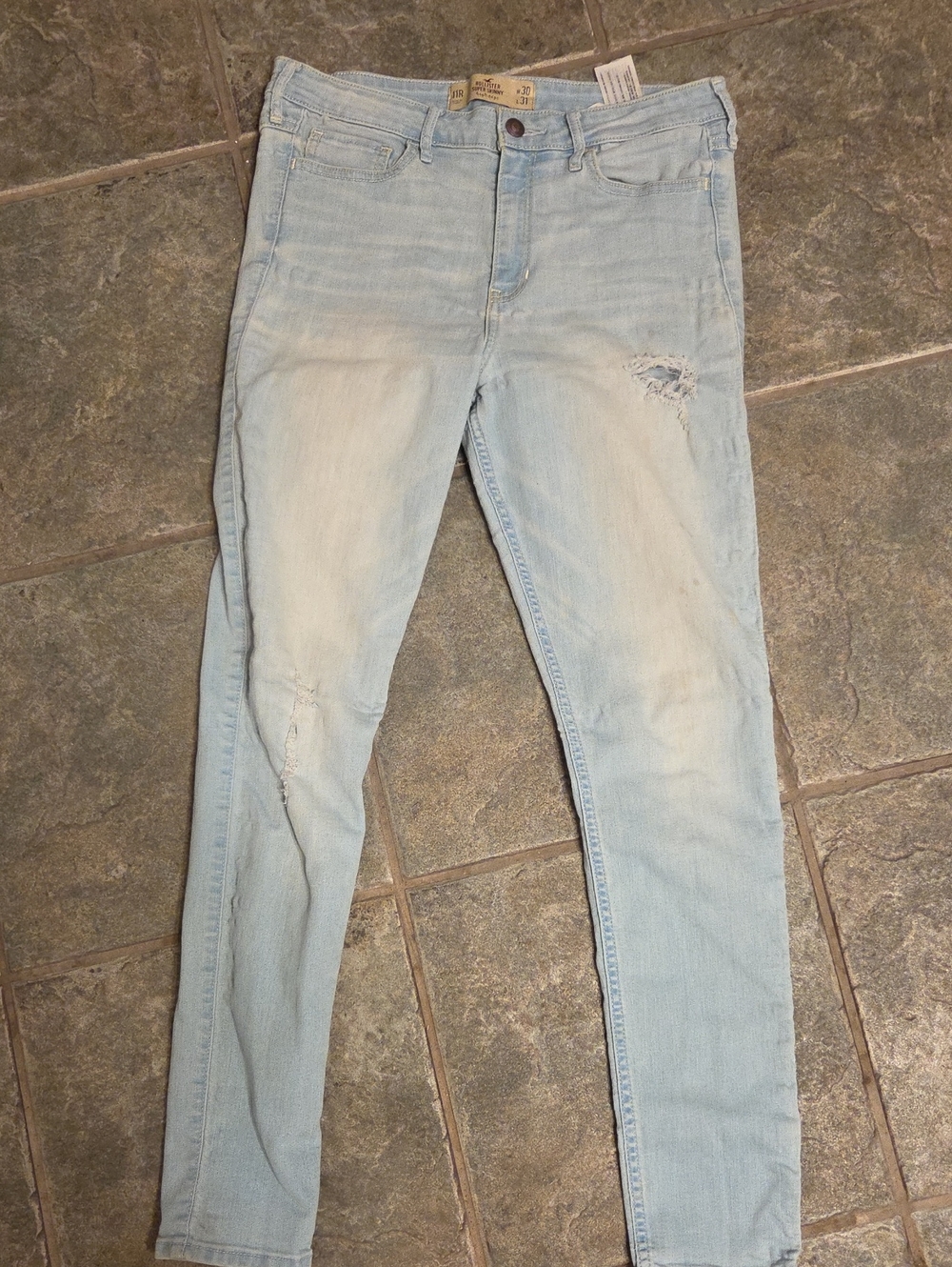 Hollister Light Wash Skinny Jeans